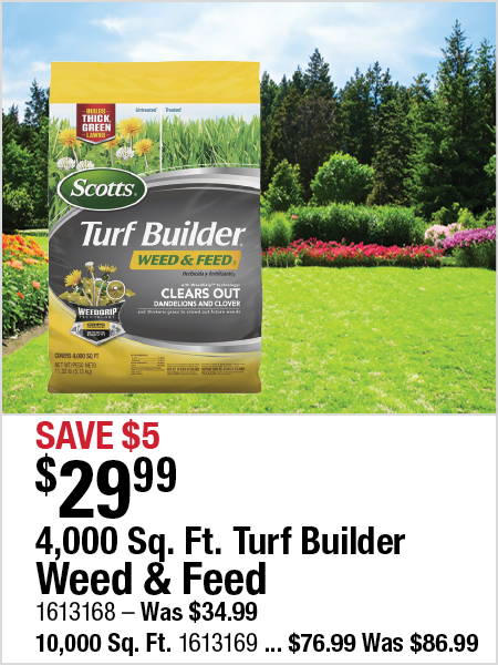 4000 Sq. Ft. Turf Builder Weed & Feed
